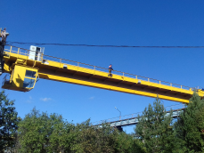 Кран КМ 12,5-А5-32-10-У1 для склада отгрузки крупной металлобазы