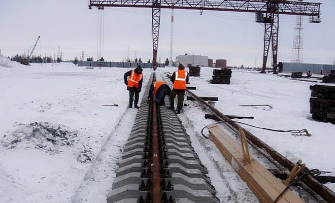 Осенне-зимнее ТО путей козлового крана