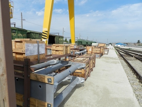 Обустройство подкрановой площадки козлового крана
